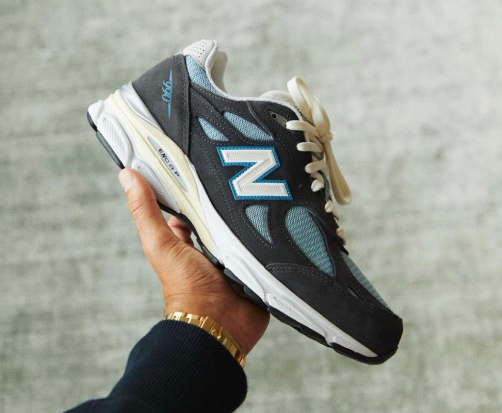 KITH × New Balance 990V3 Steel Blue