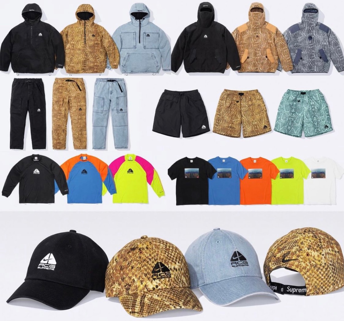 Supreme × Nike ACG 2022FW Week3が国内9月17日／10月17日に発売予定 ...