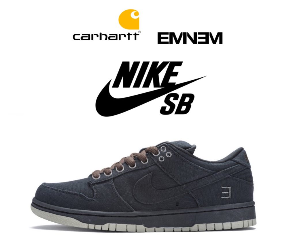 Eminem × Carhartt × Nike SB によるコラボスニーカーが2023年に発売 ...