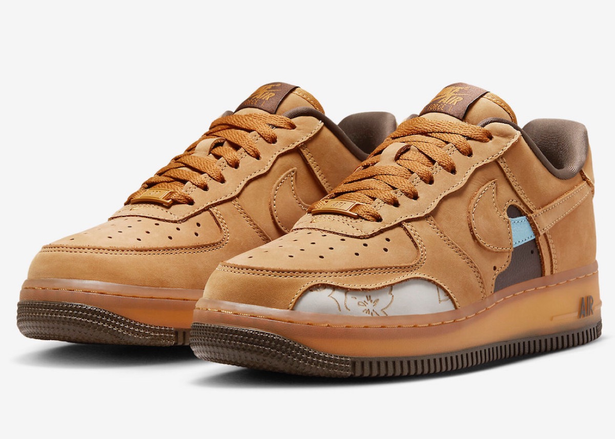 名作のデザインが見え隠れする Nike Wmns Air Force 1 Low LX “Wheat ...