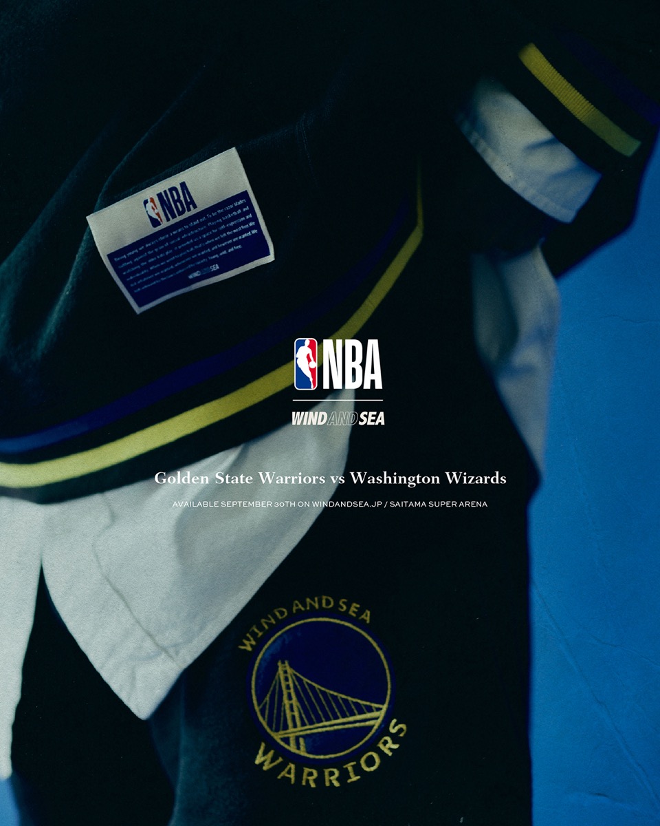 WIND AND SEA × NBA コラボコレクションが国内9月30日／10月1日に発売