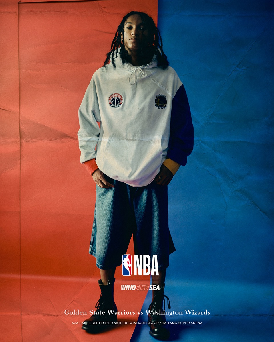 WIND AND SEA × NBA コラボコレクションが国内9月30日／10月1日に発売 