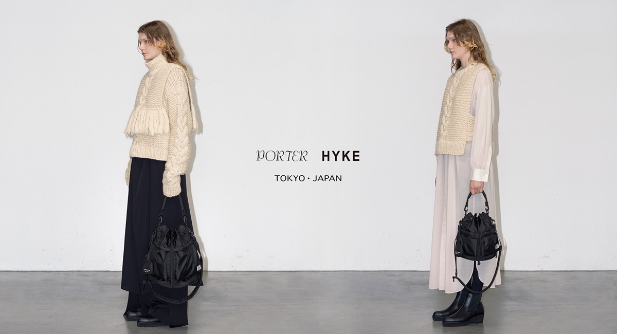 HYKE × PORTER コラボバッグ第2弾が国内10月26日より発売 | UP