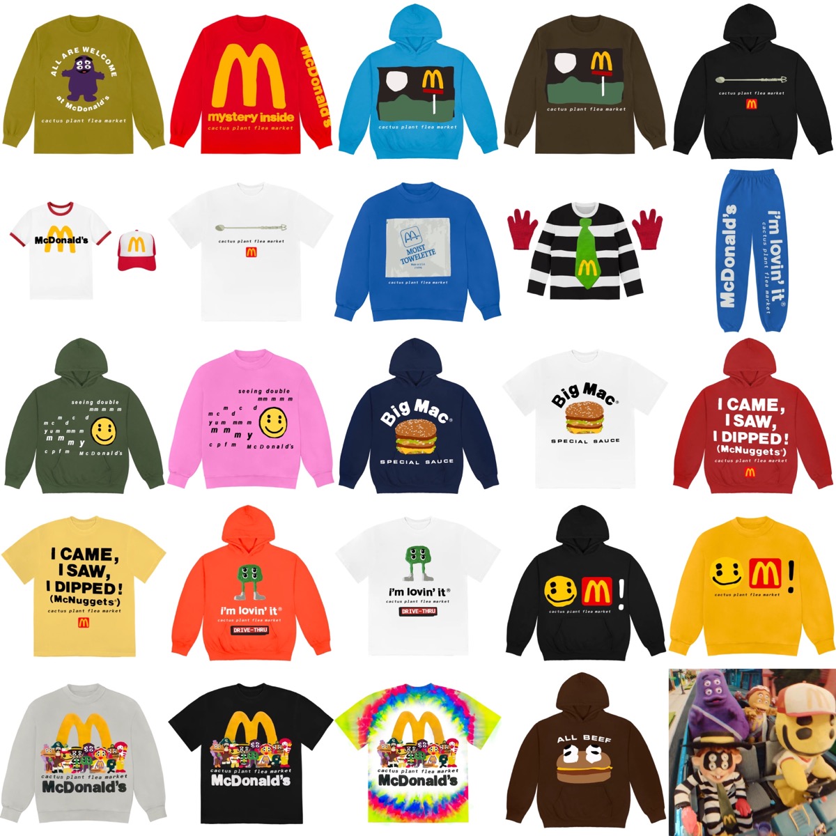 CPFM × McDonald's によるコラボレーションが海外10月3日より登場 | UP