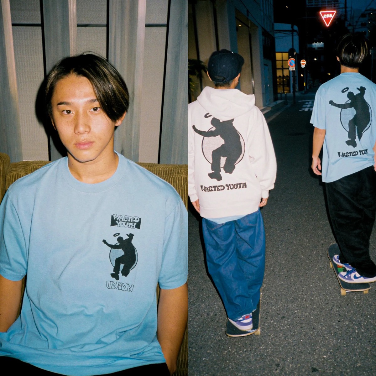 Lサイズ★UNION×STUSSY★KNOW THE LEDGE HOOD BK