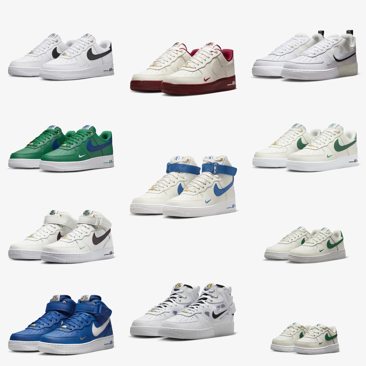 Nike Air Force 1の40周年を記念した“40th”コレクションが国内10月6日／10月13日より発売 ［DQ7658-101 /  DQ7658-300 / DQ7658-100 / DQ7668-100 / DQ7669-100 / DR9513-100 / DR9513-400  / DQ7582-100 / DQ7584-100 / DQ7664-100］ | UP TO DATE