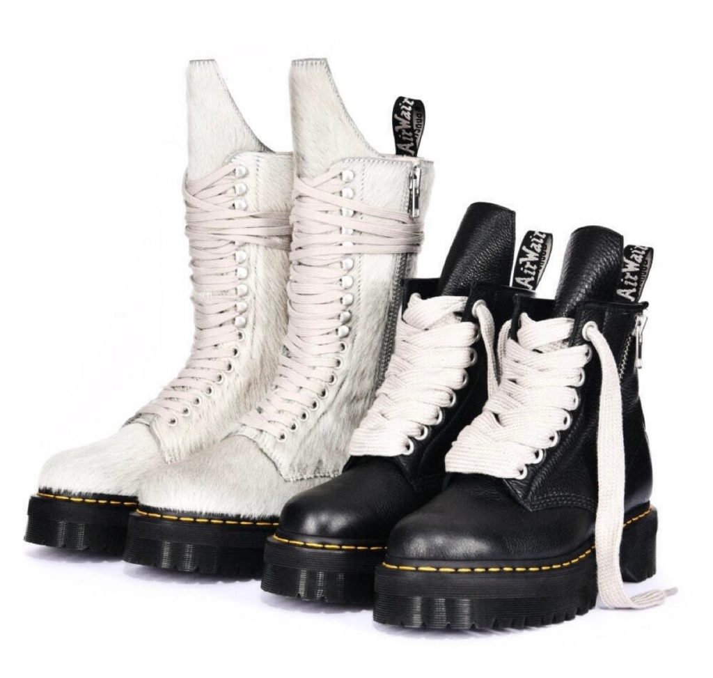 は自分にプチご褒美を こまちRick Owens Dr.Martens コラボ ブーツ ...