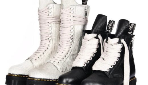 Dr.Martens × Rick Owens 新作コラボブーツが国内10月14日／10月15日より発売