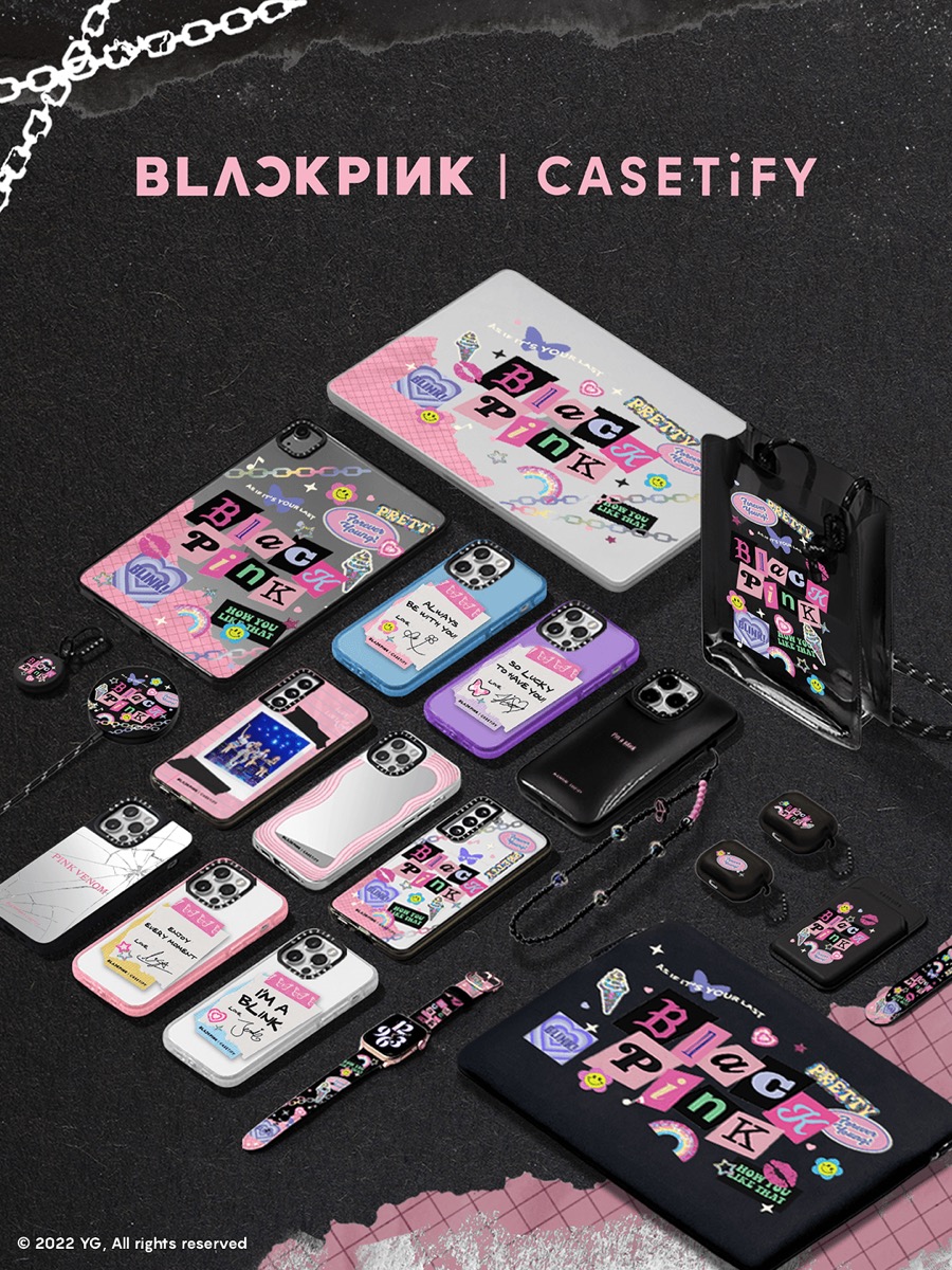 BLACKPINK × CASETiFY コラボコレクション第2弾が国内10月25日に発売 