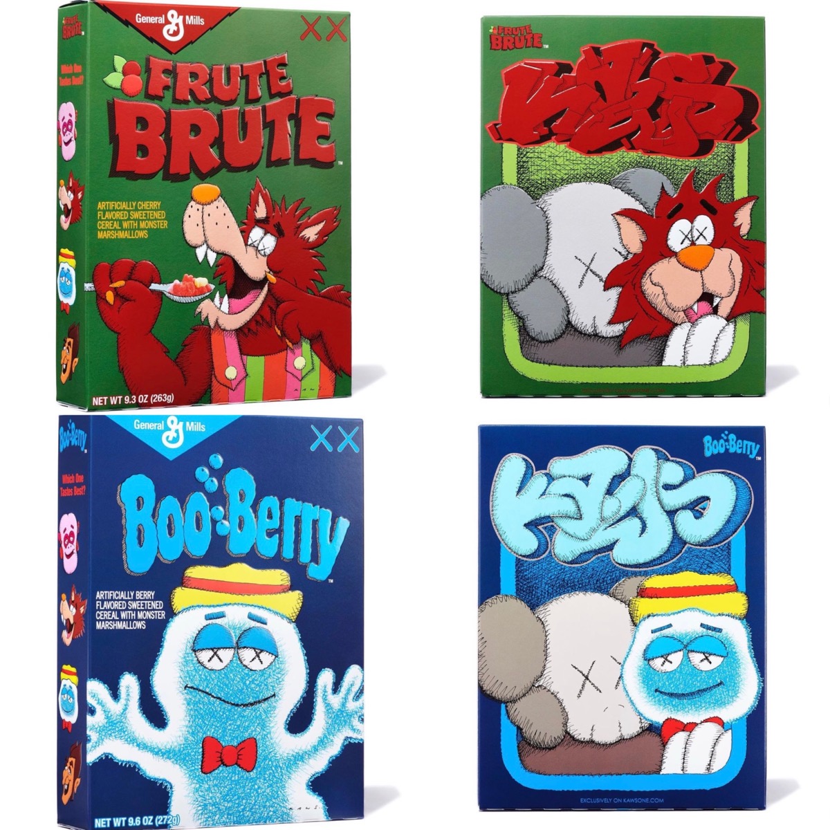 KAWS × General Mills Monsters コラボアイテムが10月11日に発売予定 