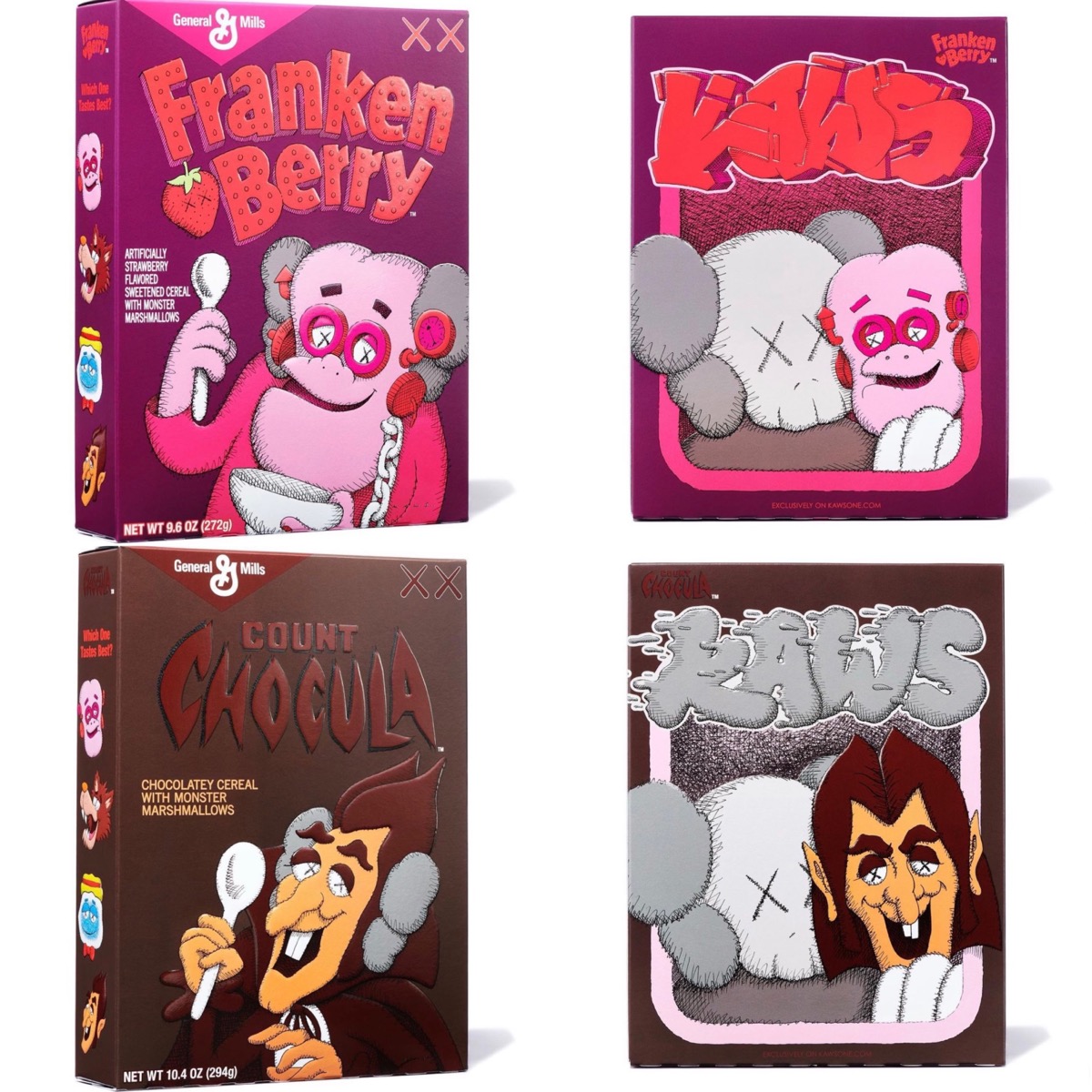 KAWS Monsters コラボ ポスター General Mills カウズ-