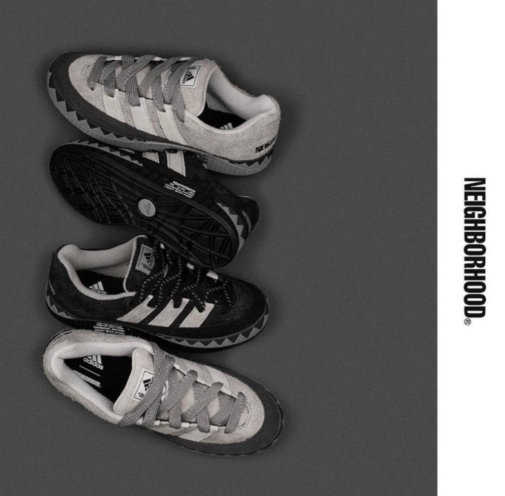 neighborhood × adidas adimatic black 9.5