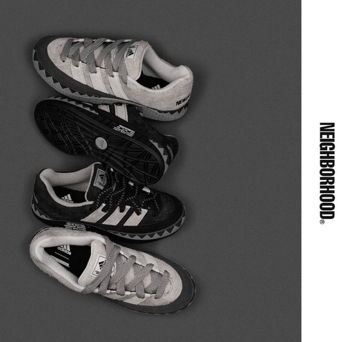 NEIGHBORHOOD × adidas 『Adimatic』が国内11月5日に発売予定 ［HP6770 