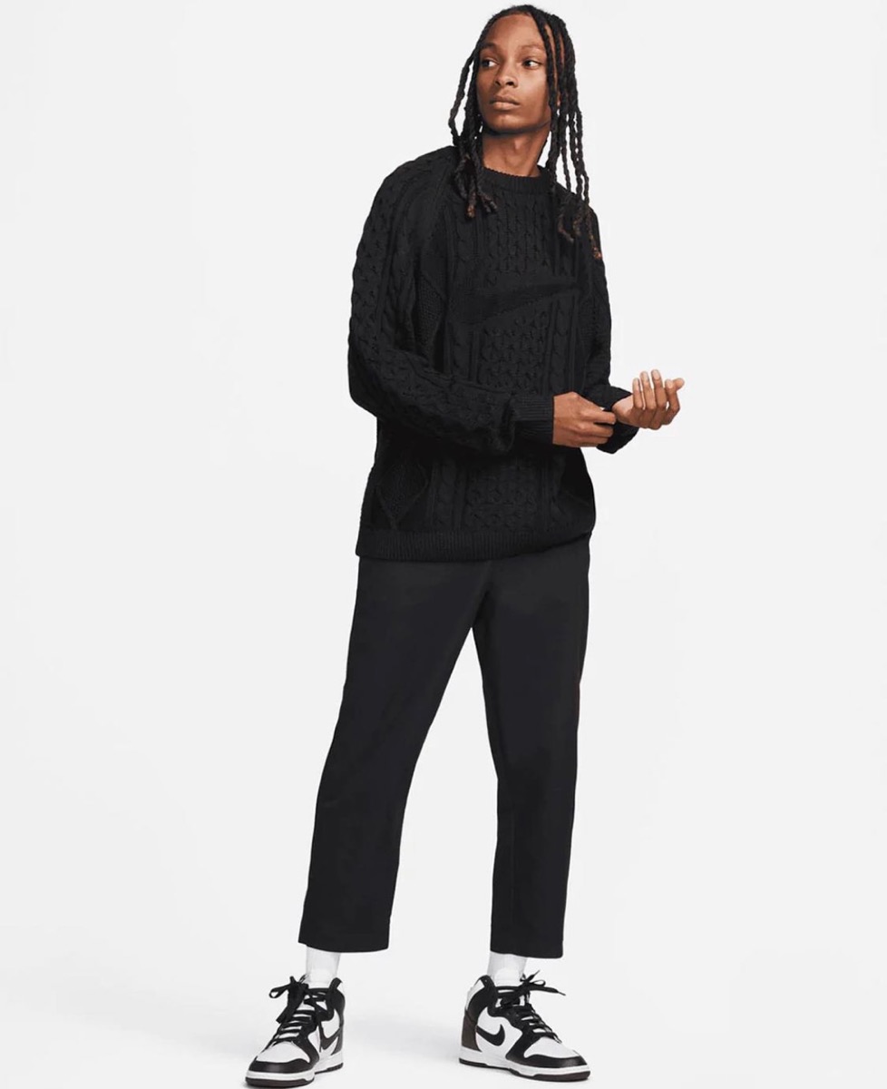 Sacai NIKE コラボスウェット ケーブルニット Sサイズ-