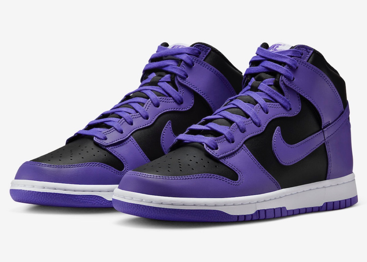 Nike Dunk High Retro BTTYS “Black and Psychic Purple”が国内1月2日