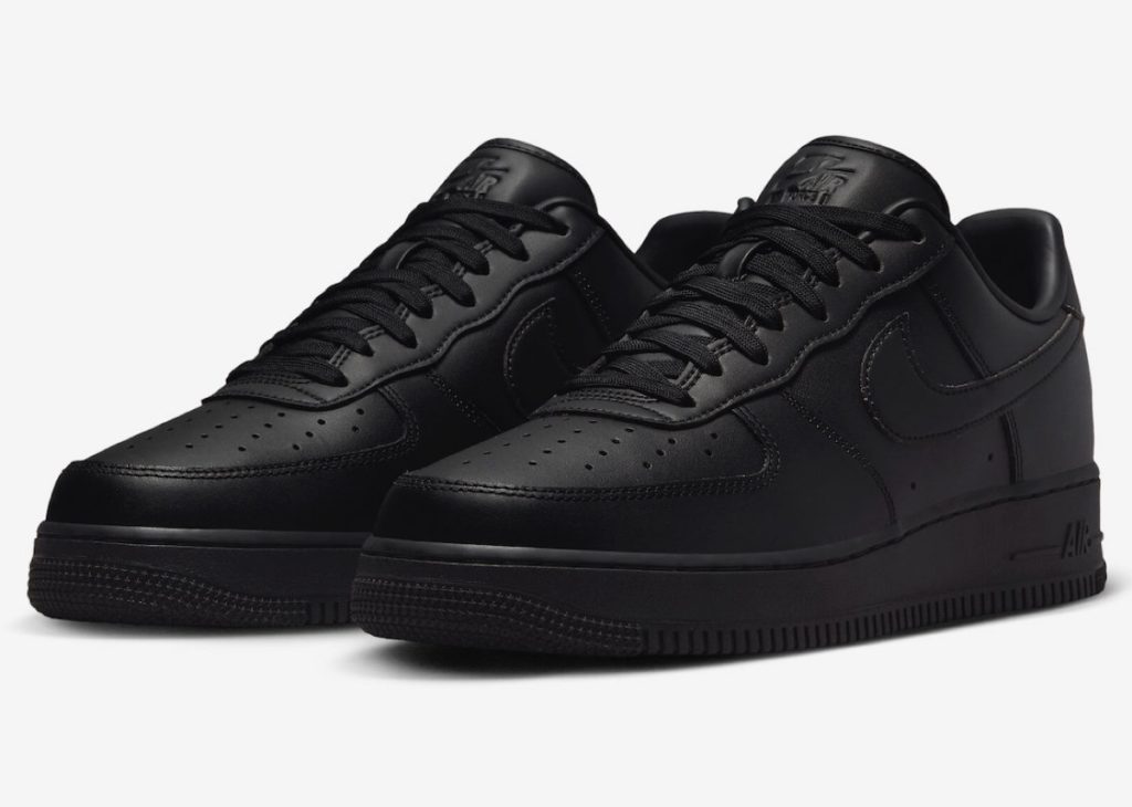 新たなオールブラックモデル Nike Air Force 1 '07 Fresh “Black”が ...