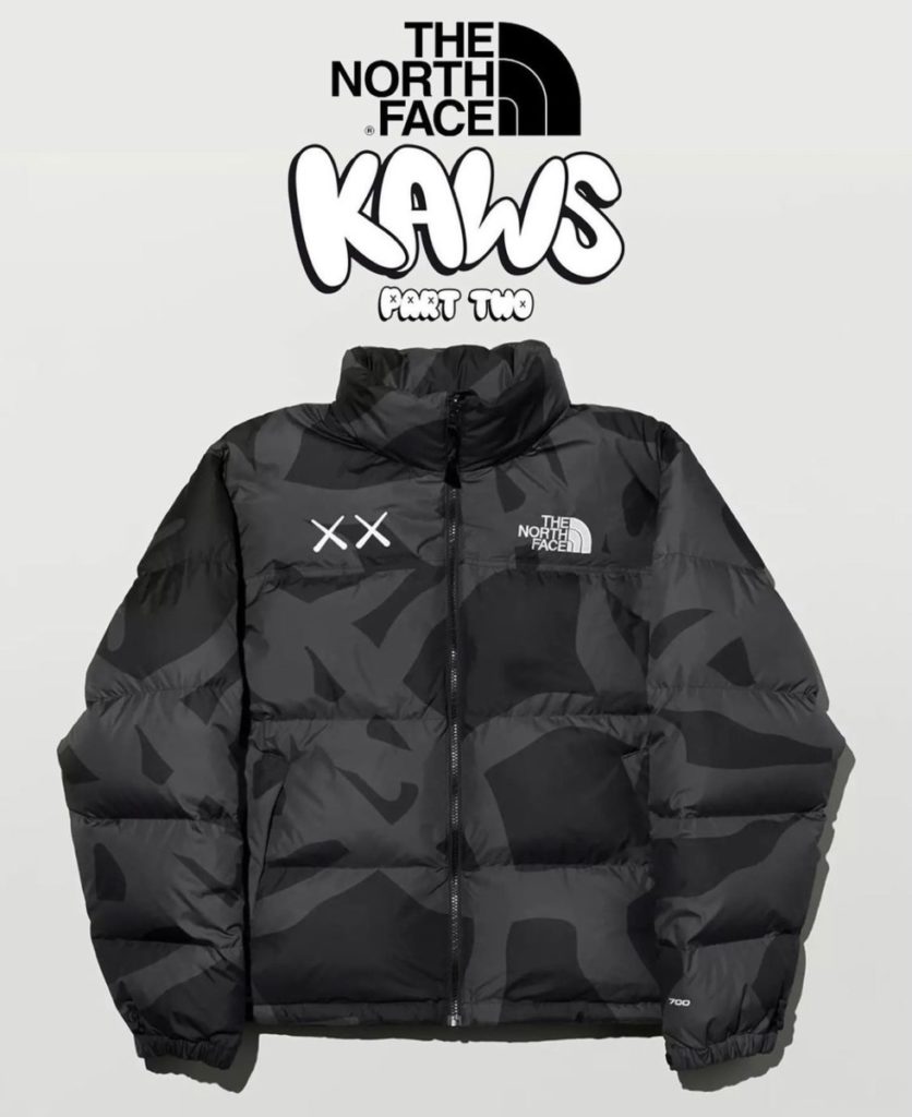 新品 north face kaws ノースフェイス nuptse XL-