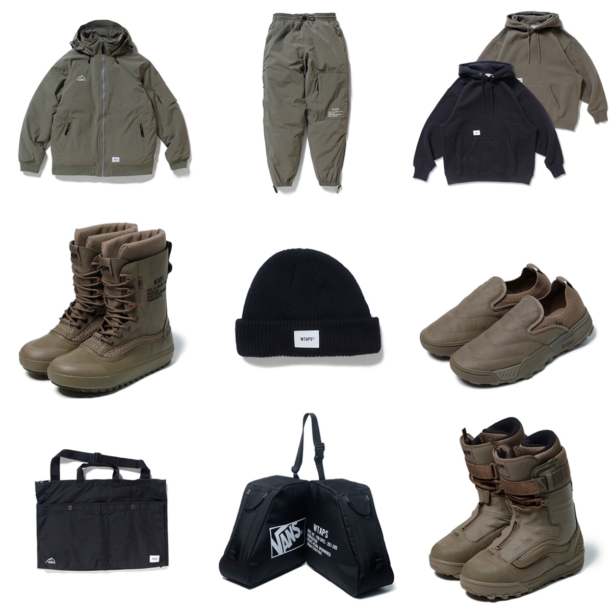 WTAPS ダブルタップス VANS VAULT スノーボードブーツ ケース / バッグ LIFTER / BAG. POLY. CORDURA. 22AW ブラック 黒 バンズ ボルト コラボ 【メンズ】【美品】