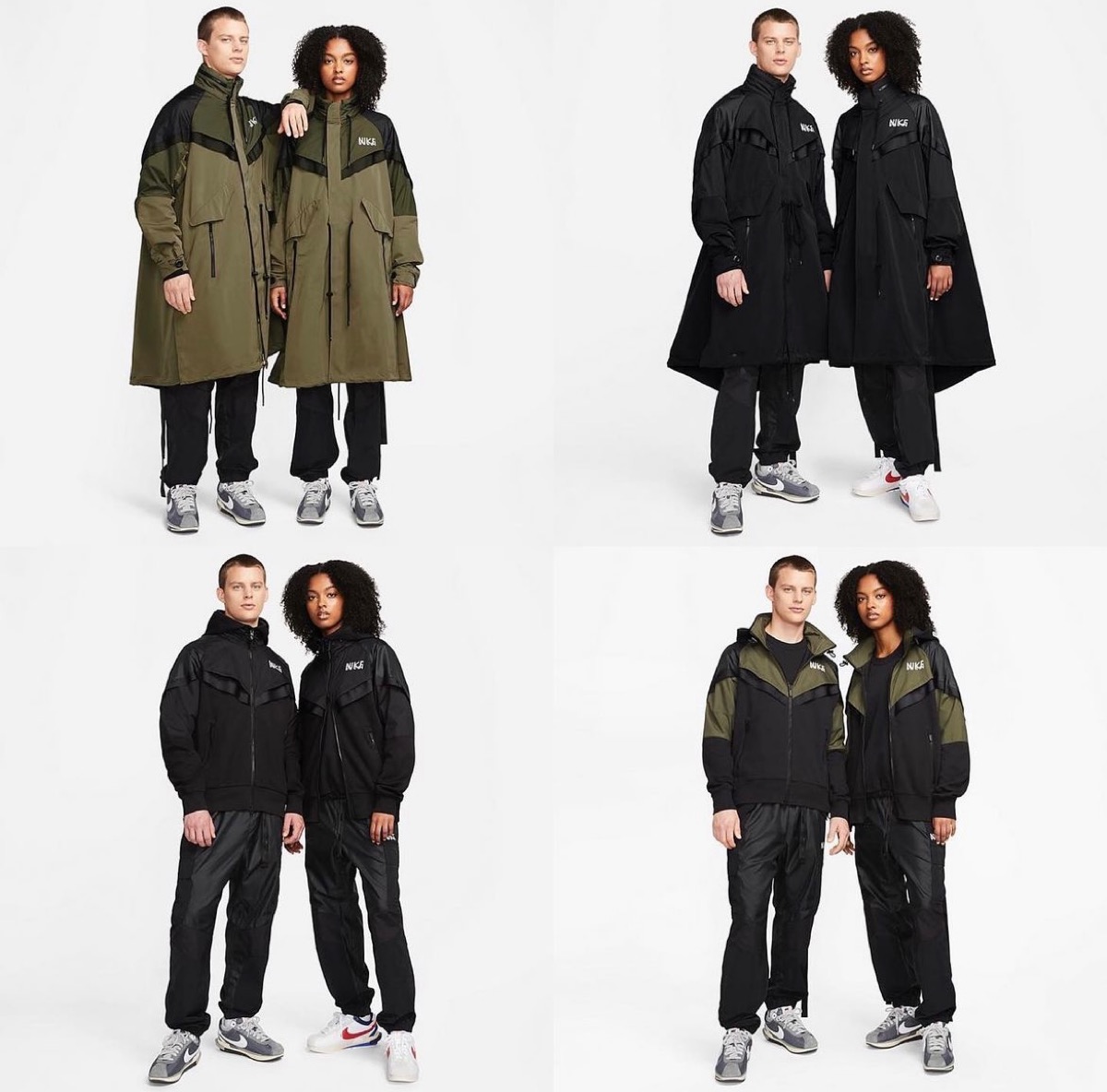 NIKE sacai トレンチジャケット | myglobaltax.com