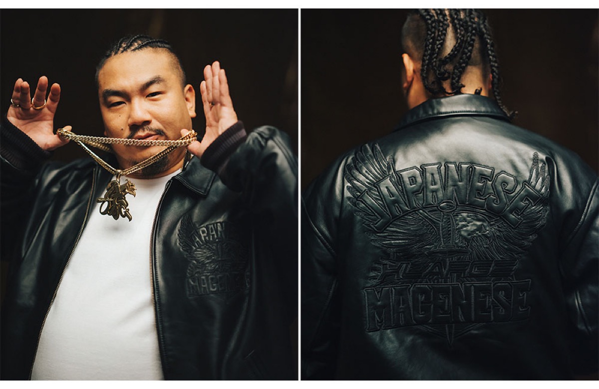 ストレッチドビー XLARGE×ジャパニーズマゲニーズ LEATHER JACKET