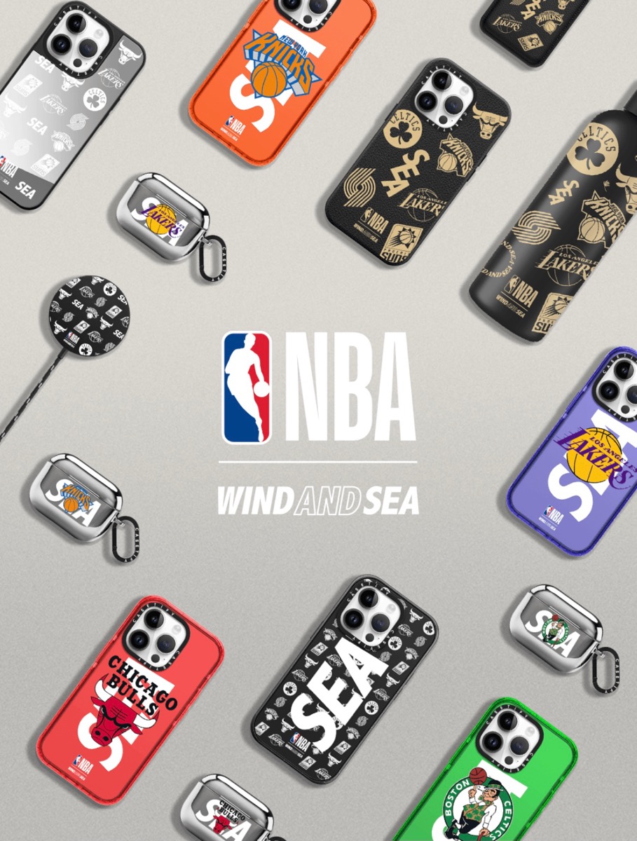 NBA × WIND AND SEA × CASETiFY コラボコレクションが国内11月16日より 
