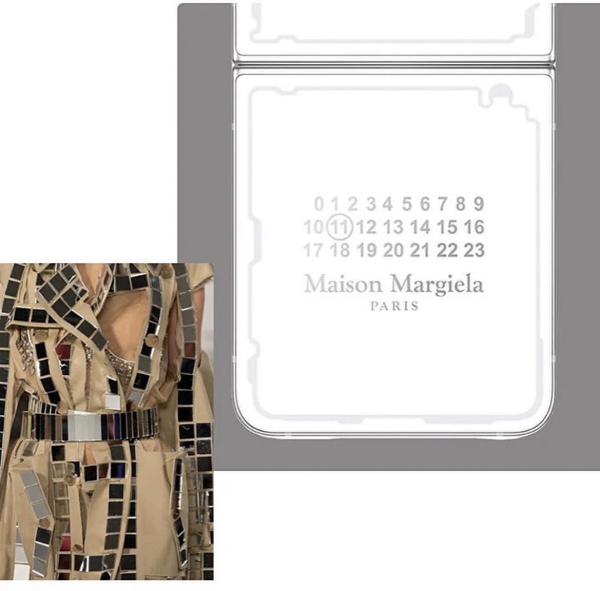 Samsung Galaxy × Maison Margiela 『Galaxy Z Flip 4』が12月1日に