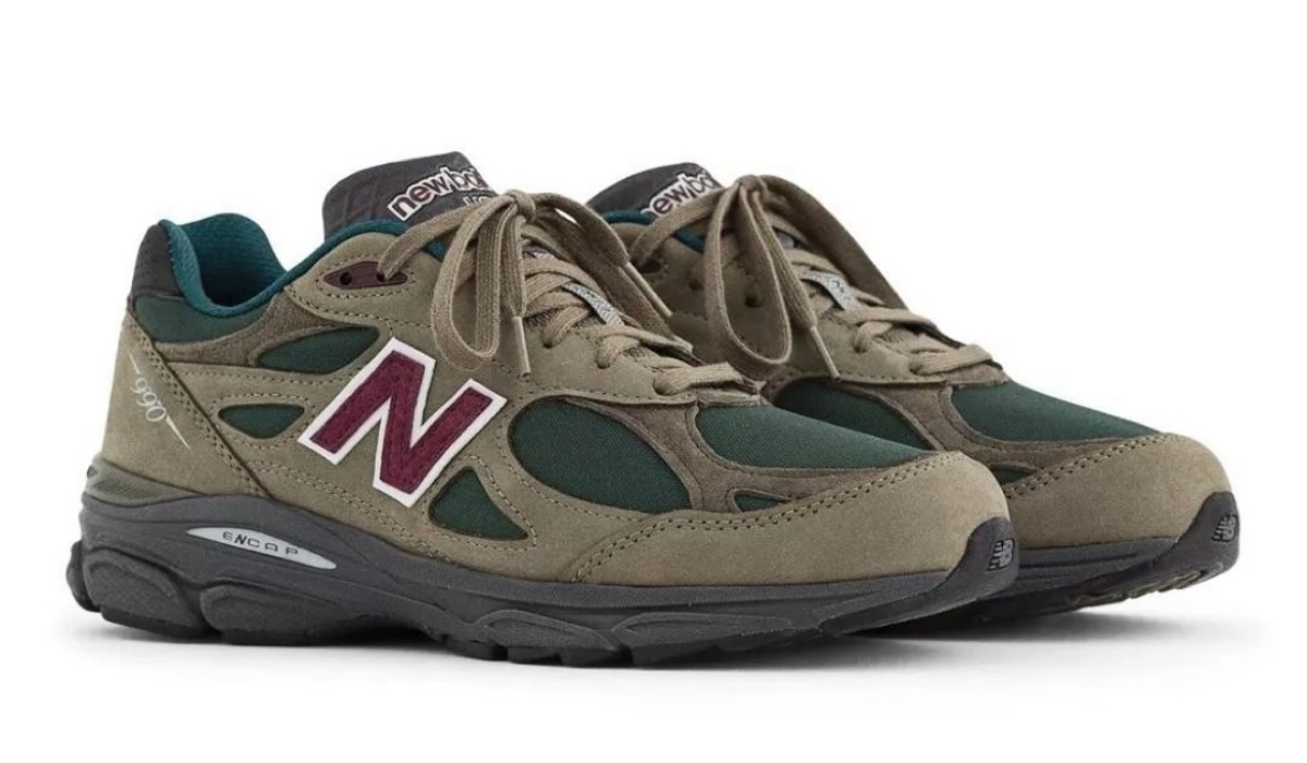 New Balance Made in U.S.A. 〈990v3 “Green/Purple”〉 が12月27日より 