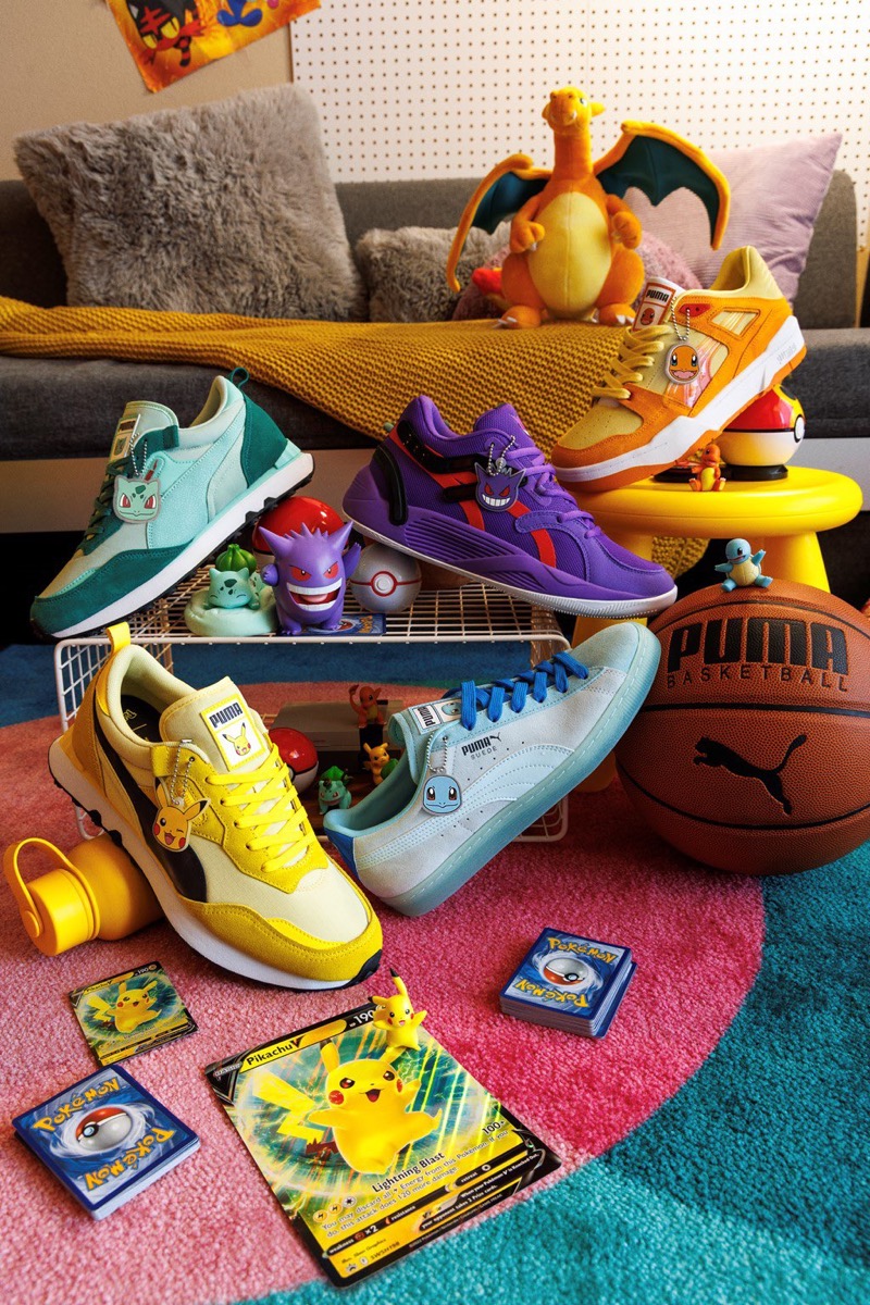 PUMA プーマ Pokémon ポケモン スニーカー フシギダネ グリーン