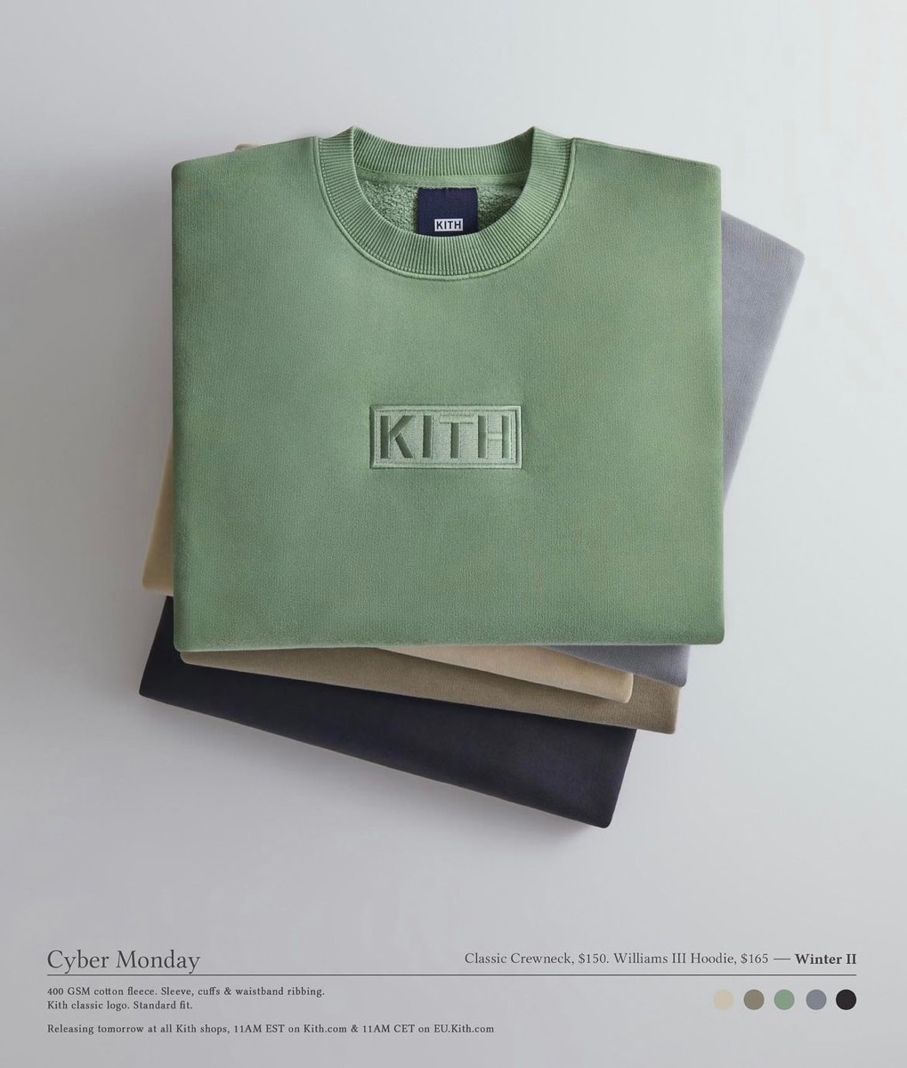 Kith “Cyber Monday 2022”が国内11月28日に発売 | UP TO DATE