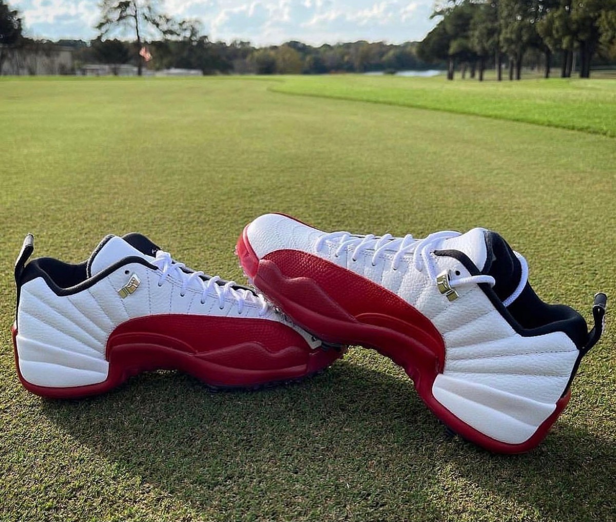 安心 保証 aj12 golf air jordan 12 ゴルフゴルフシューズ 新品 - 通販