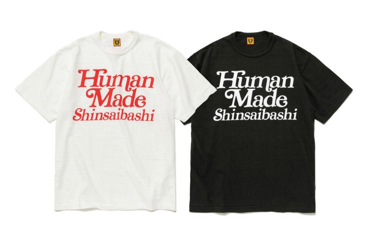 humanmade ヒューマンメイド shinsaibashi 限定Tシャツ