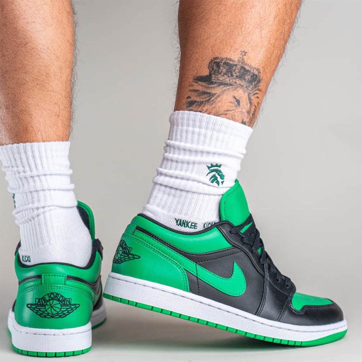 Nike Air Jordan 1 Low “Black/Lucky Green”が国内4月15日に発売予定 