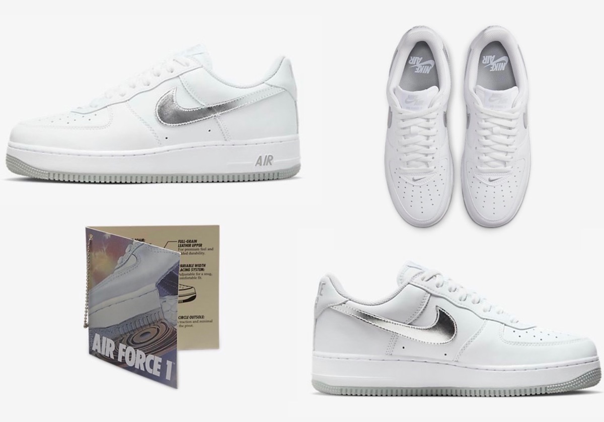 Nike Air Force 1 Low Retro “Color of the Month” Metallic  Silverが国内12月3日に発売予定 ［DZ6755-100］ | UP TO DATE