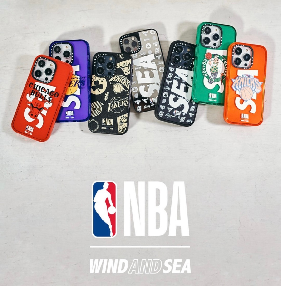 NBA × WIND AND SEA × CASETiFY コラボコレクションが国内11月16日より
