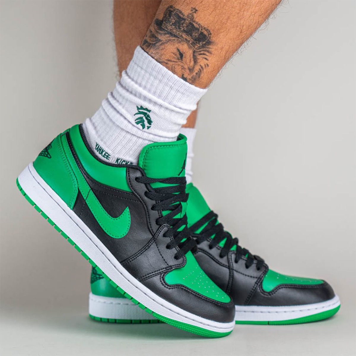 Nike Air Jordan 1 Low “Black/Lucky Green”が国内4月15日に発売予定
