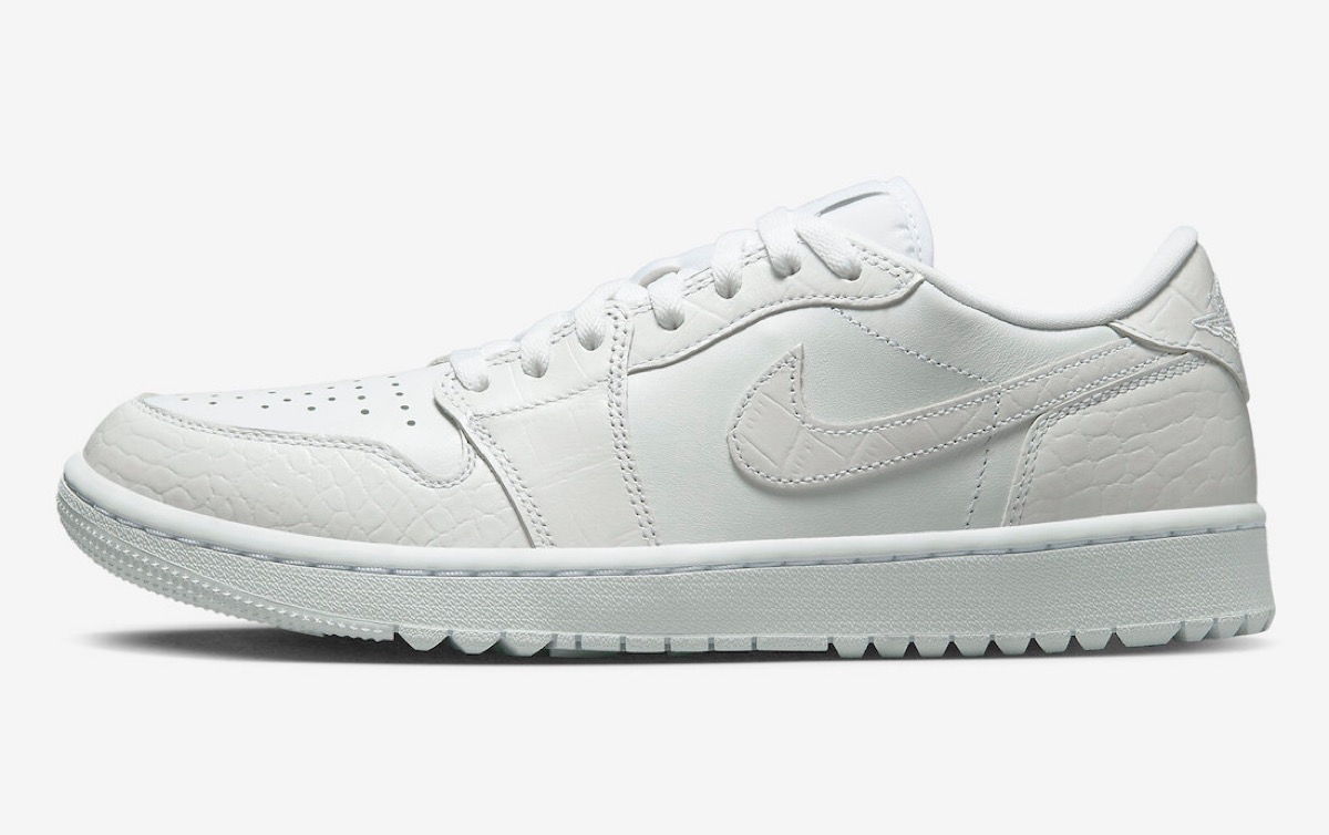 Nike Air Jordan 1 Low Golf “White Crocodile Skin”が国内10月16日 ...