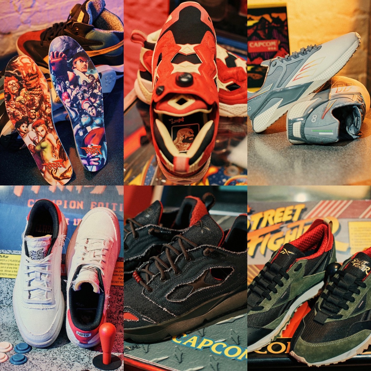 Street Fighter × Reebok “BECOME A CHAMPION” Collectionが国内12月15 ...
