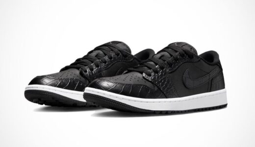 Nike Air Jordan 1 Low Golf “Black Crocodile Skin”が国内リストック情報を随時更新【10月16日／10月22日再販】 ［DD9315-003］