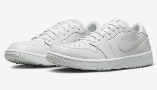 Nike Air Jordan 1 Low Golf “White Crocodile Skin”が国内5月26日に再販予定 ［DD9315-110］