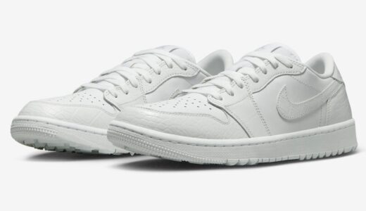 Nike Air Jordan 1 Low Golf “White Crocodile Skin”が国内10月16日