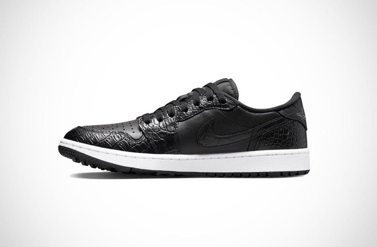 Nike Air Jordan 1 Low Golf “Black Crocodile Skin”が国内リストック