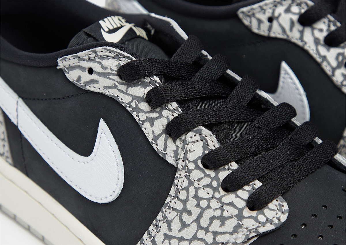 Nike Air Jordan 1 Low OG “Black Cement”が国内6月23日に発売予定 ...