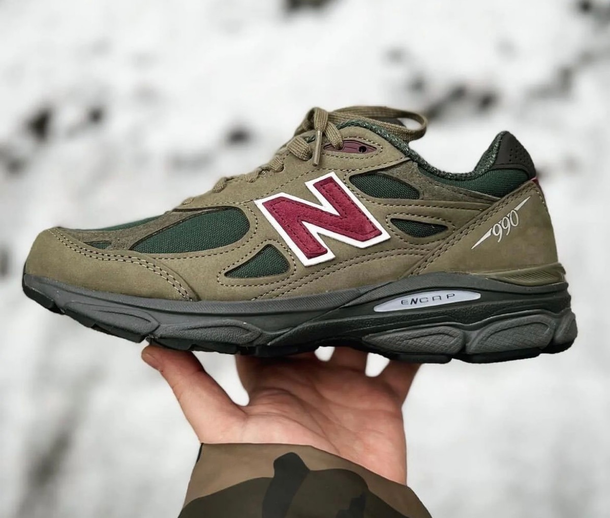 New Balance Made in U.S.A. 〈990v3 “Green/Purple”〉 が12月27日より