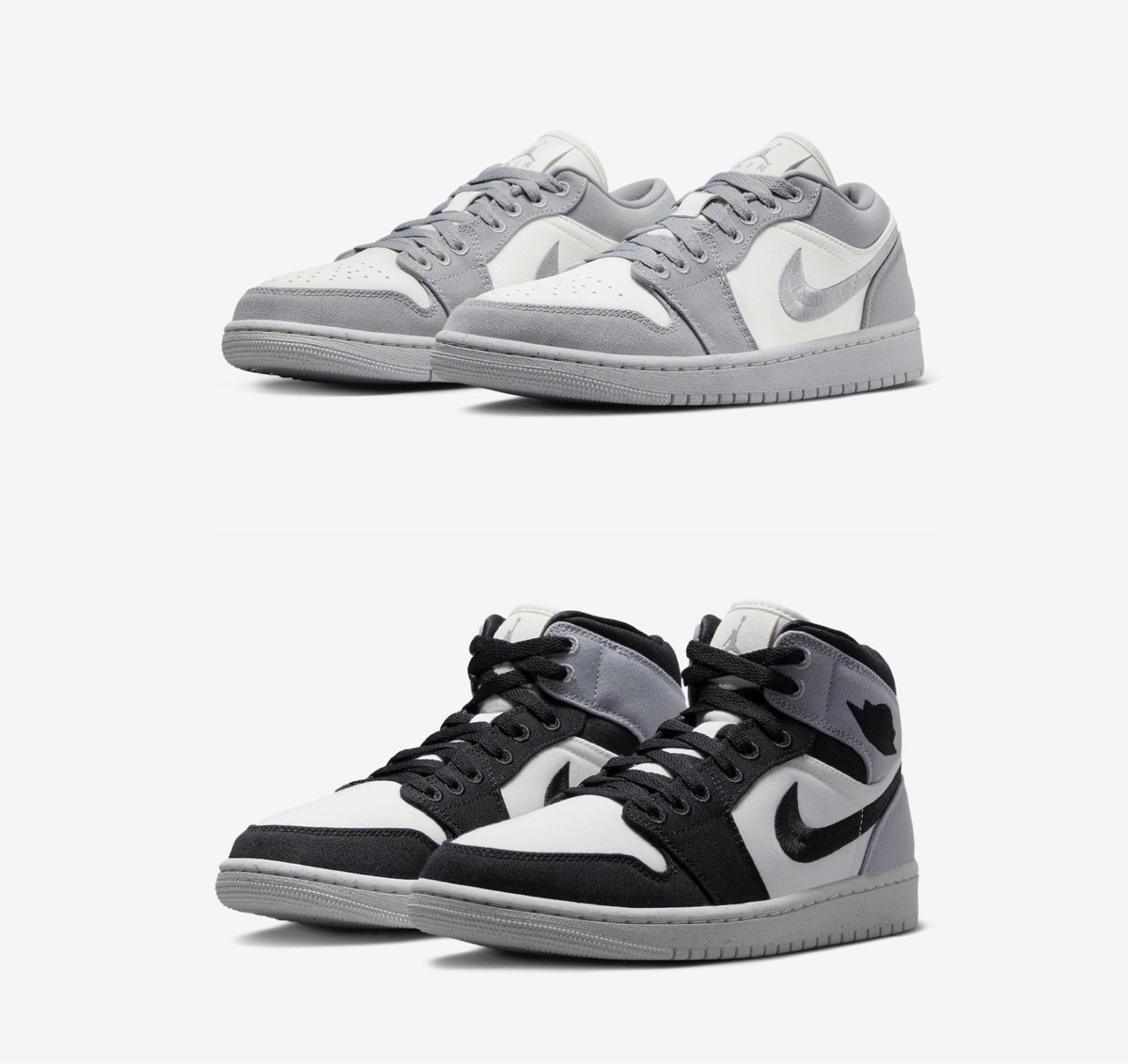 Nike Wmns Air Jordan 1 Low & Mid SE “Light Steel Grey”が国内5月6日