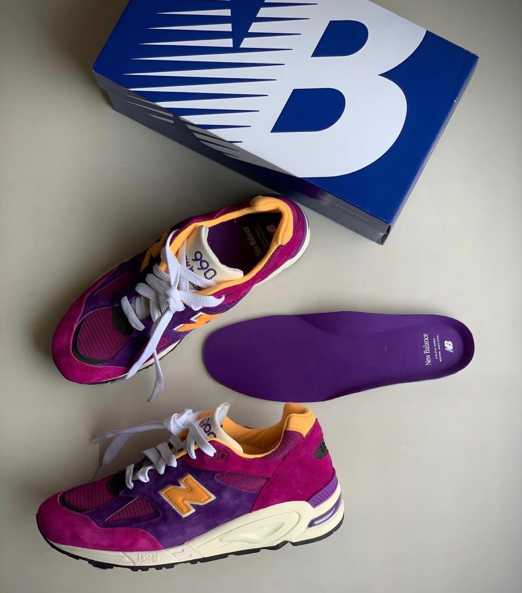 New Balance〈990v2 “Pink/Purple”〉が国内1月12日に発売予定［M990PY2 ...
