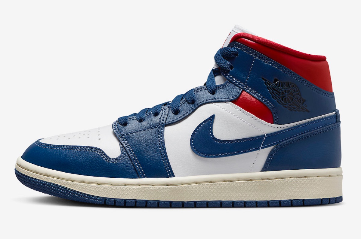 Nike Wmns Air Jordan 1 Mid “French Blue and Gym Red”が国内5月6日に ...