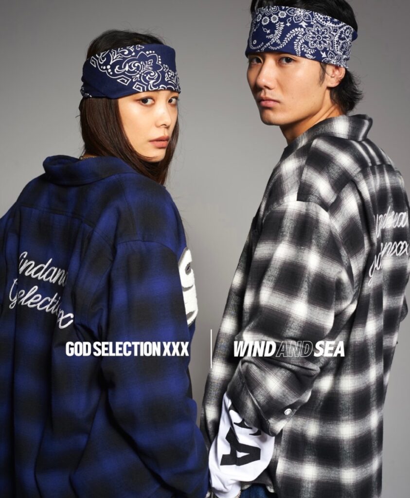 WIND AND SEA GOD SELECTION XXX チェックシャツ-