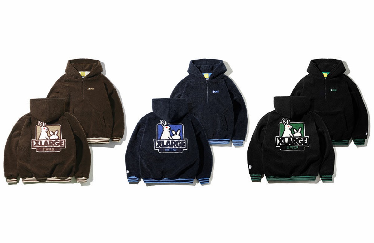 XLARGE collaboration with FR2 Boa Hoodie smcint.com