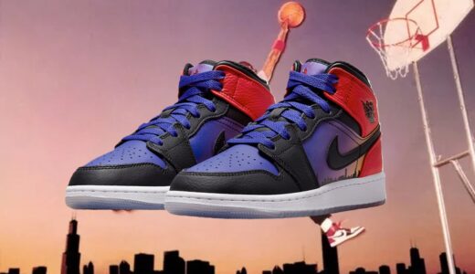 MJの伝説的写真着想の新作 Nike Air Jordan 1 Mid SS “Skyline”が国内6月13日に発売予定［DX4379-400］