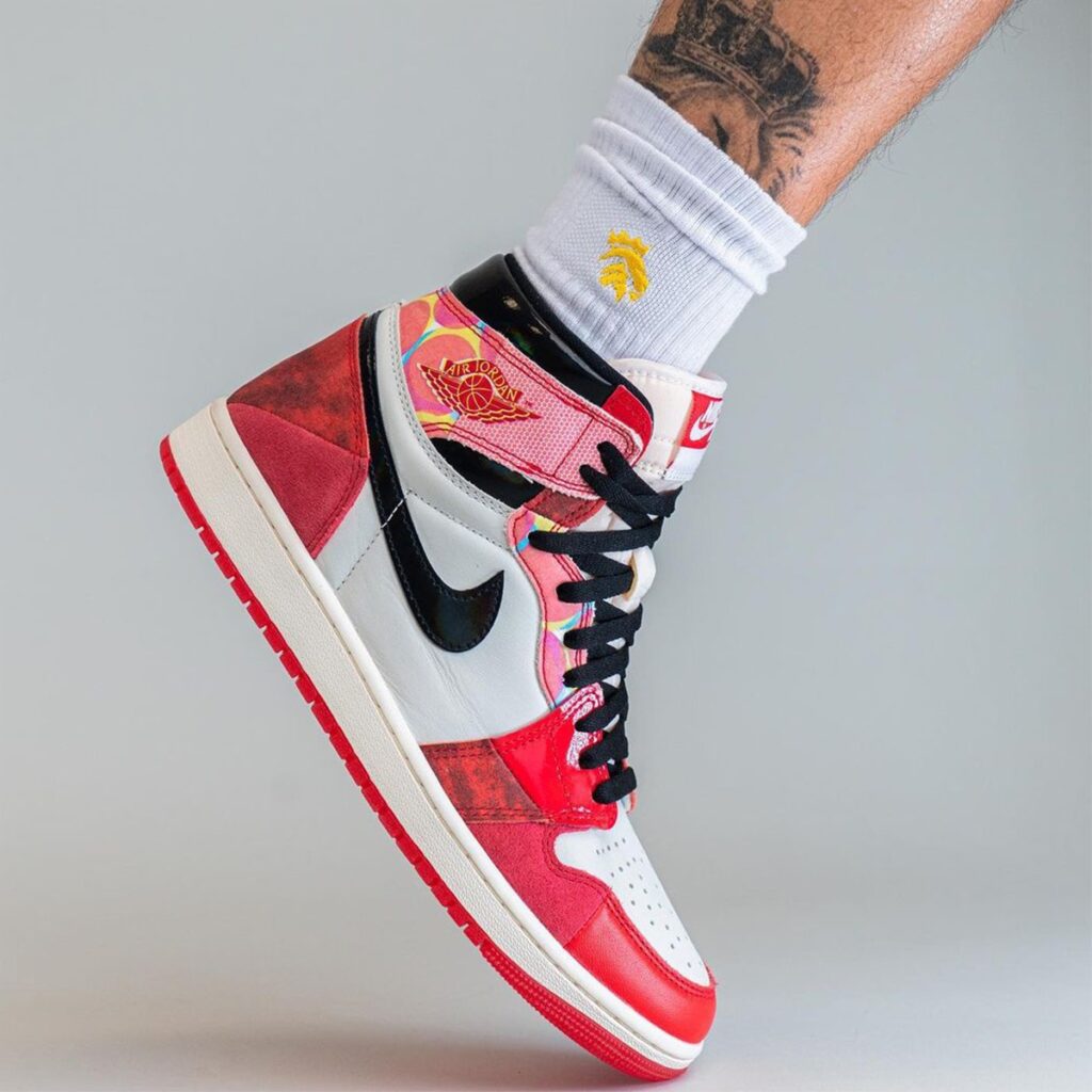 spiderman jordan 1 outfit